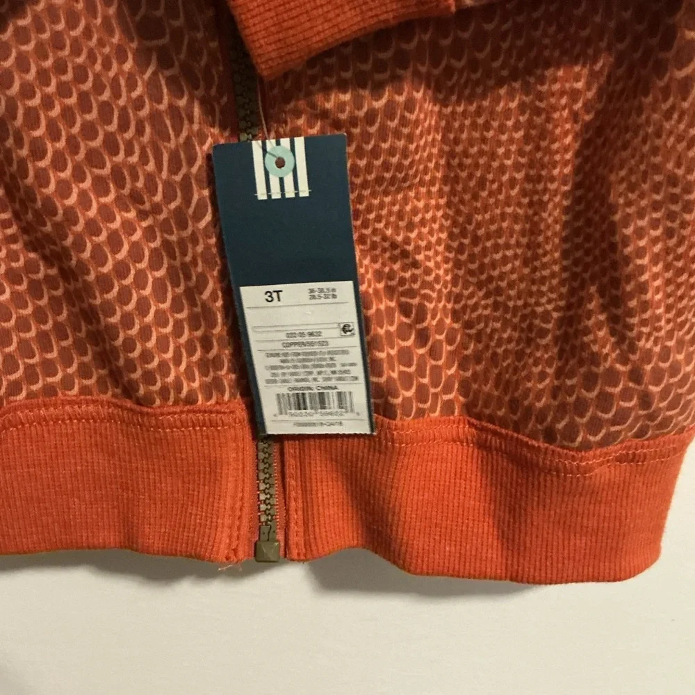 OshKosh B'gosh Textured Orange Hoodie